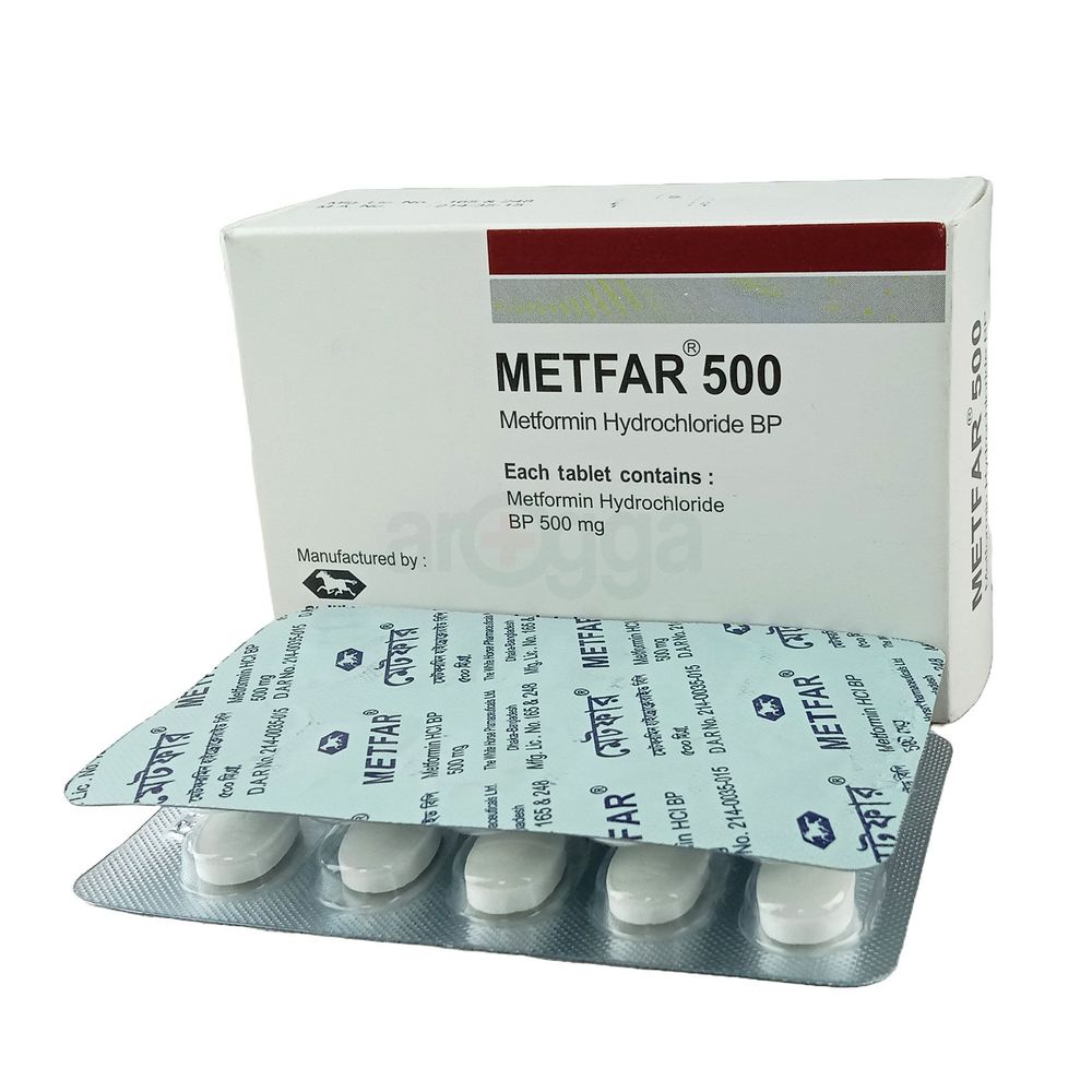 Metfar 500mg Tablet