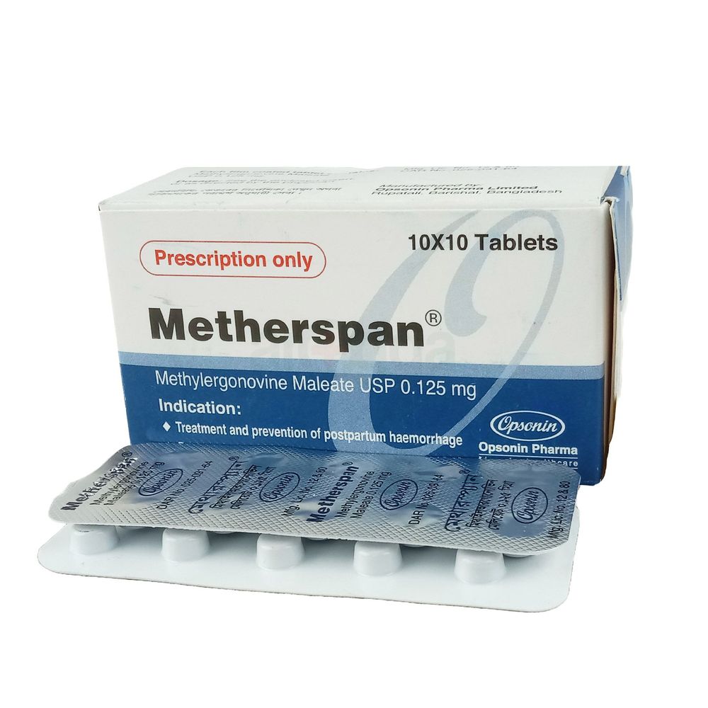 Metherspan 125mcg Tablet