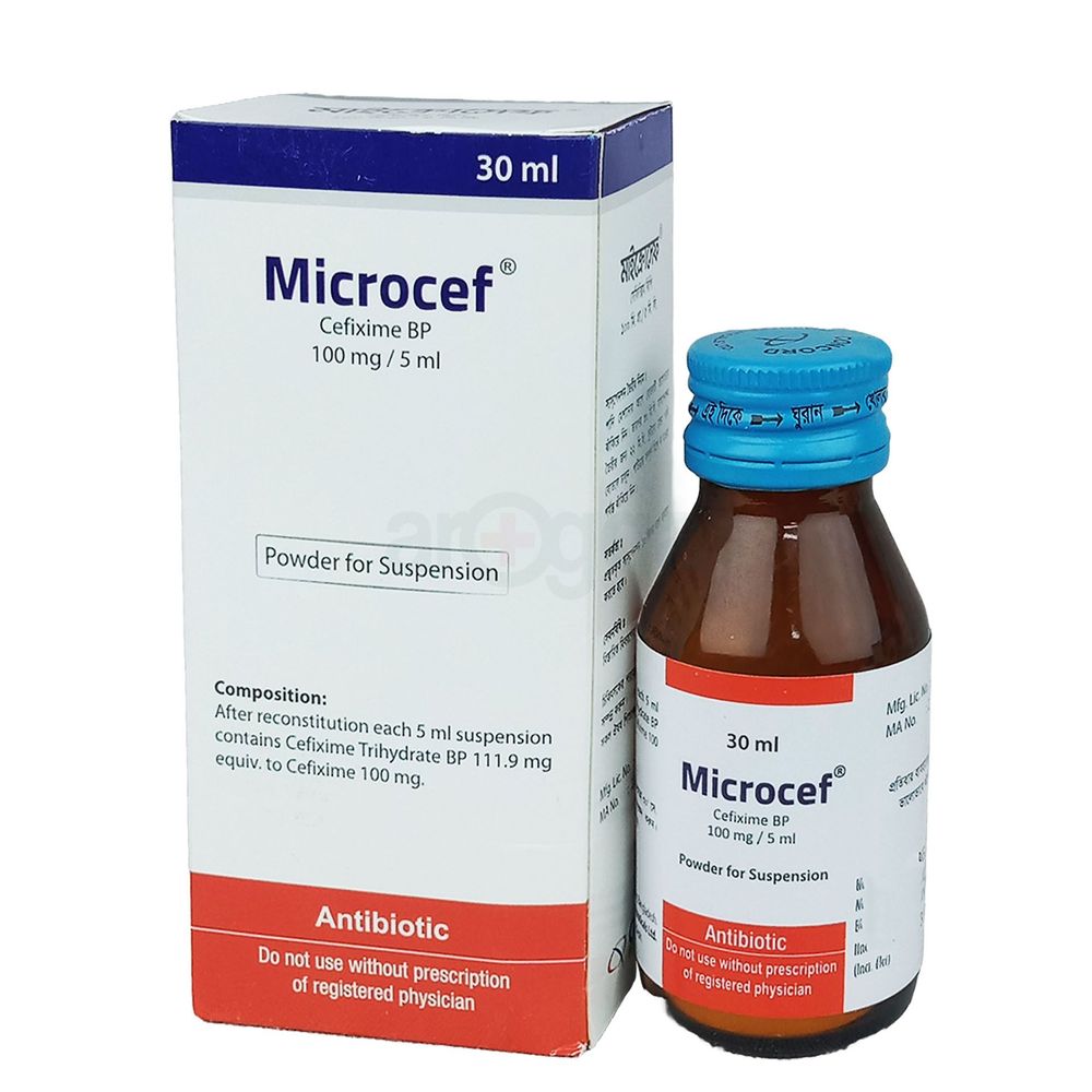 Microcef 30ml 100mg/5ml Powder for Suspension