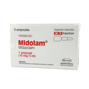 Midolam 15mg/3ml Injection