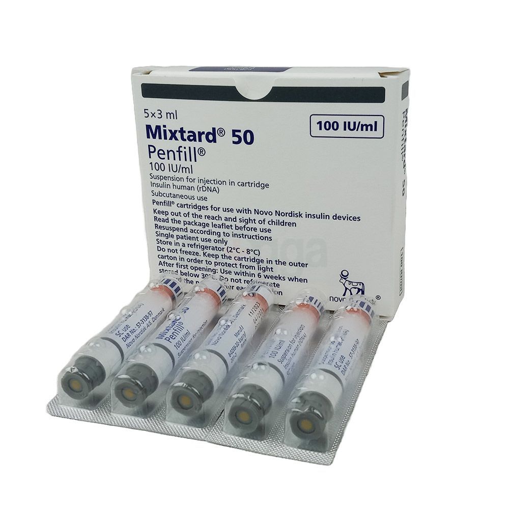 Mixtard 50 Penfill 100IU/ml Injection