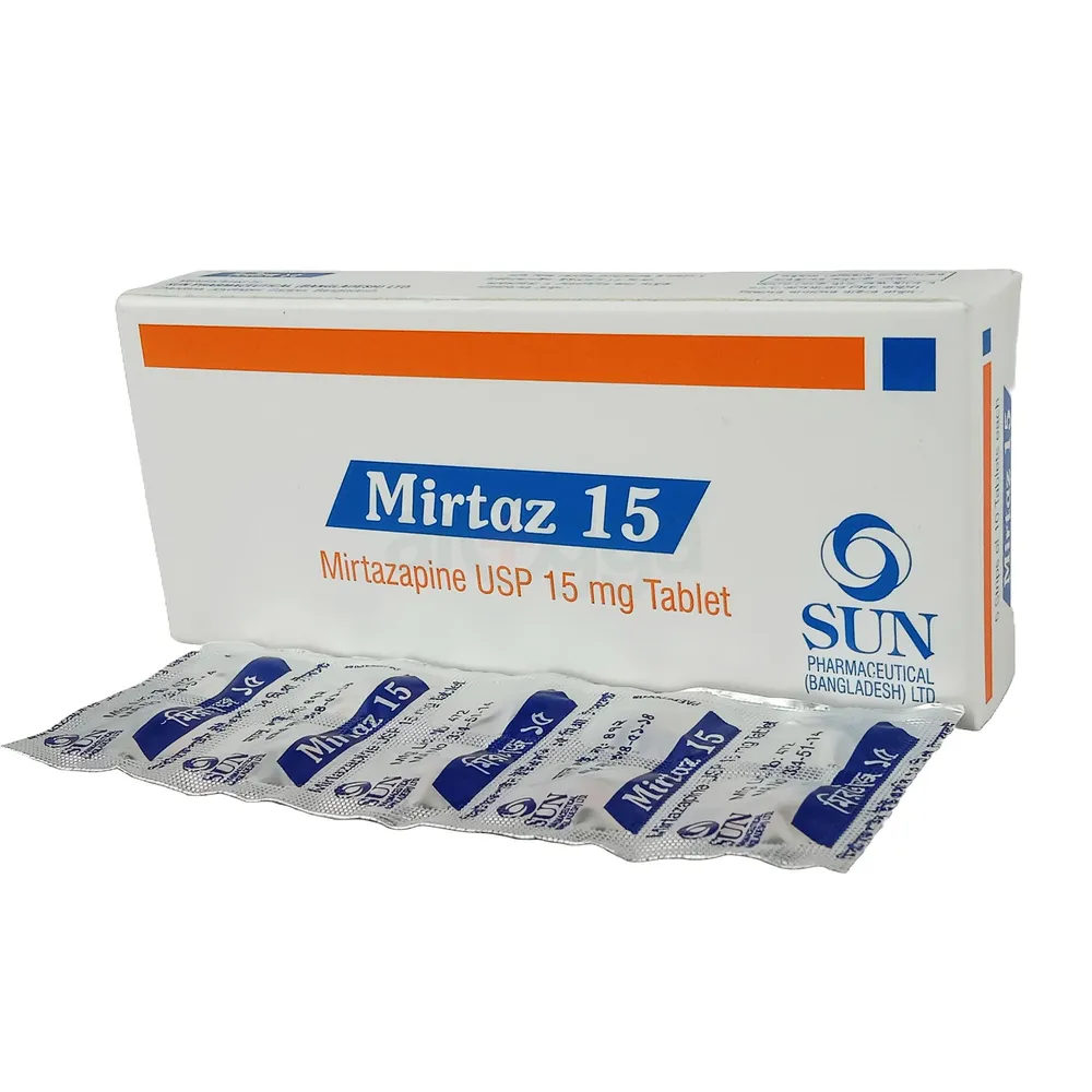 Mirtaz 15mg Tablet