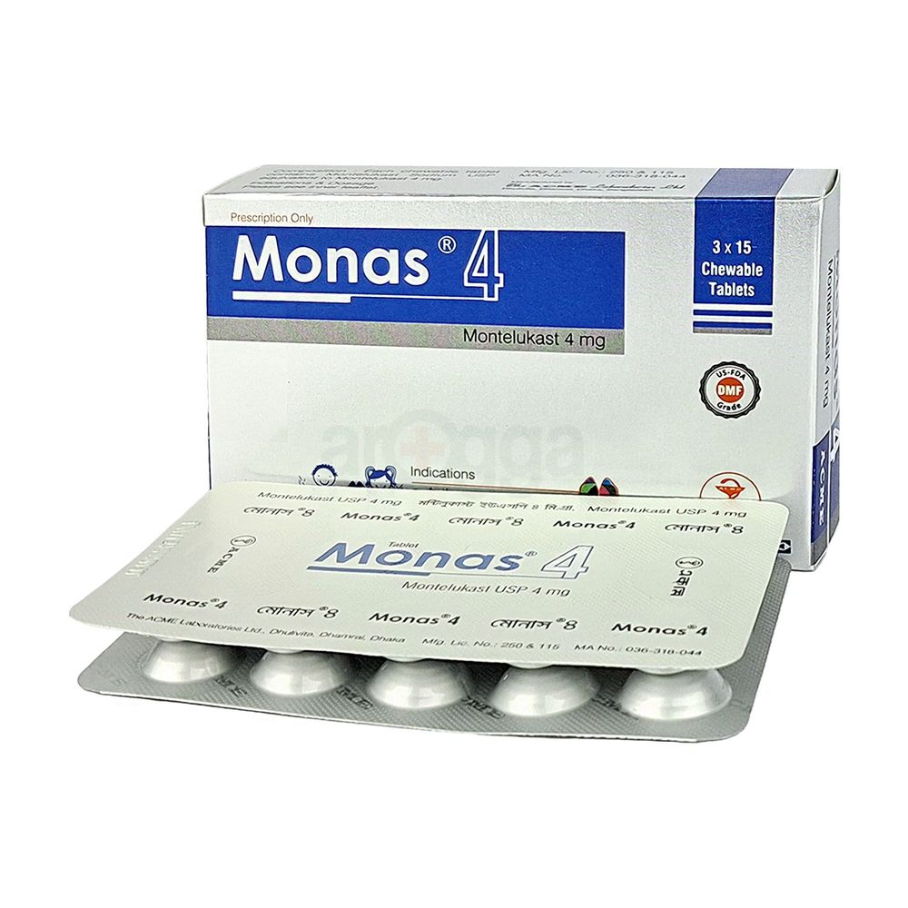 Monas 4mg Tablet