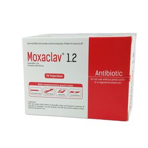 Moxaclav 1.2 IV (1gm+200mg)/20ml Injection