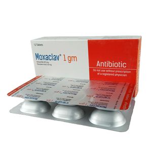 Moxaclav 1gm 875mg+125mg Tablet