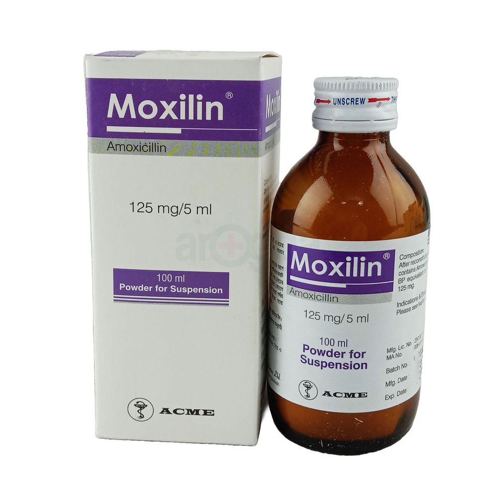 Moxilin 125mg/5ml Powder for Suspension