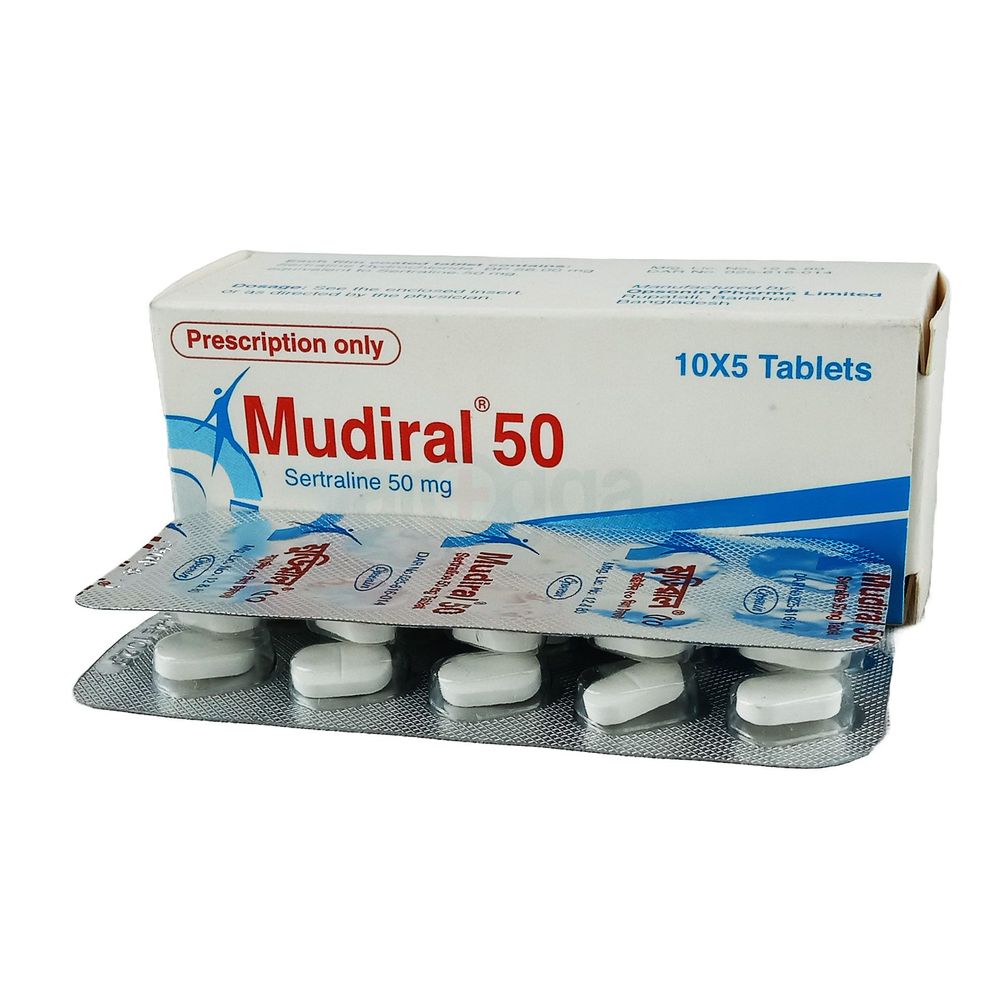Mudiral 50mg Tablet - Arogga Online Pharmacy