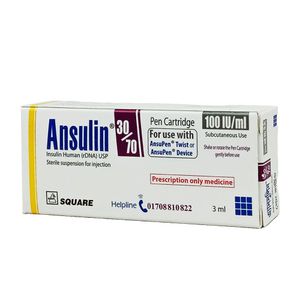 Ansulin 30/70 Penset 100IU/ml Injection