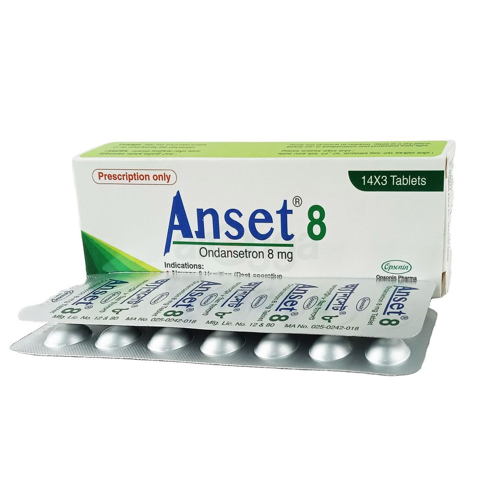 Anset 8mg Tablet