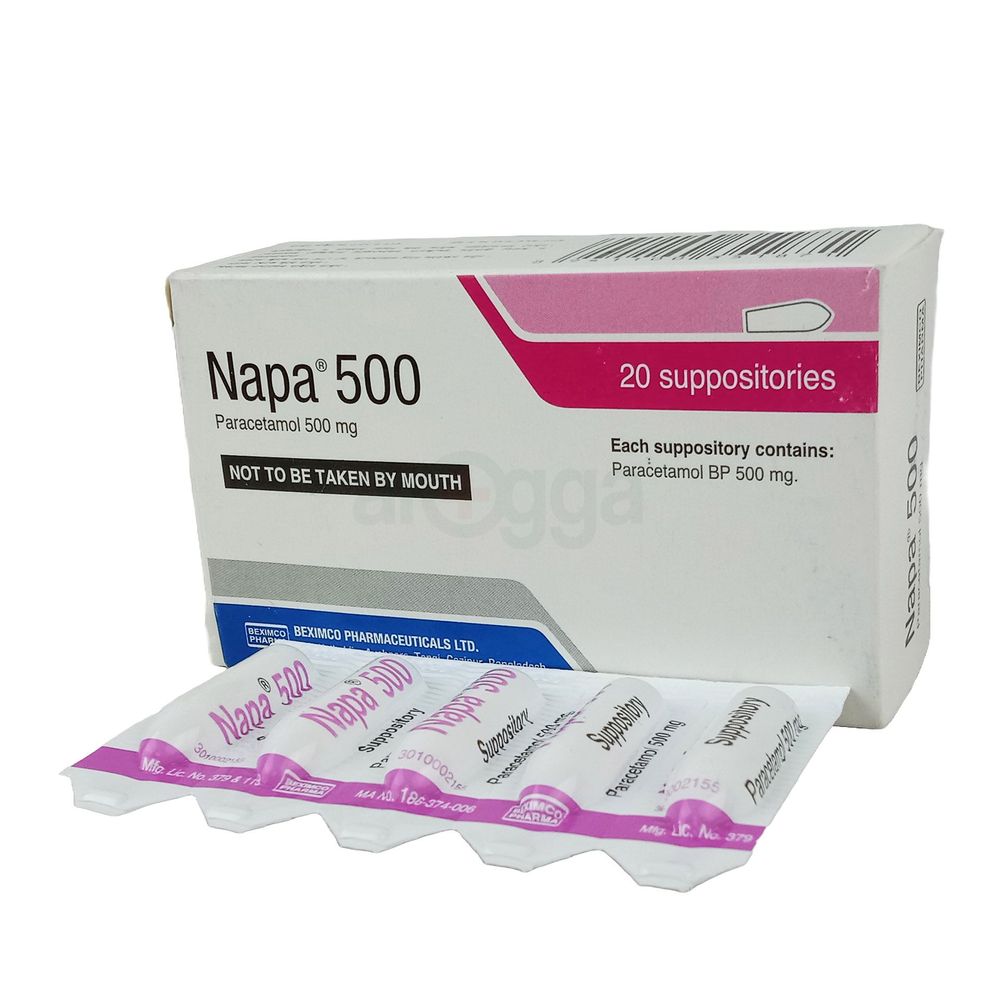 Napa 500 Suppository 500mg Suppository