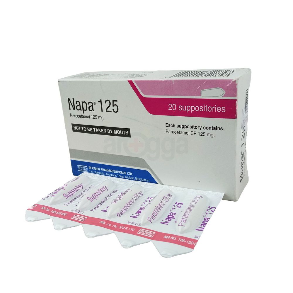 Napa 125 Suppository 125mg Suppository