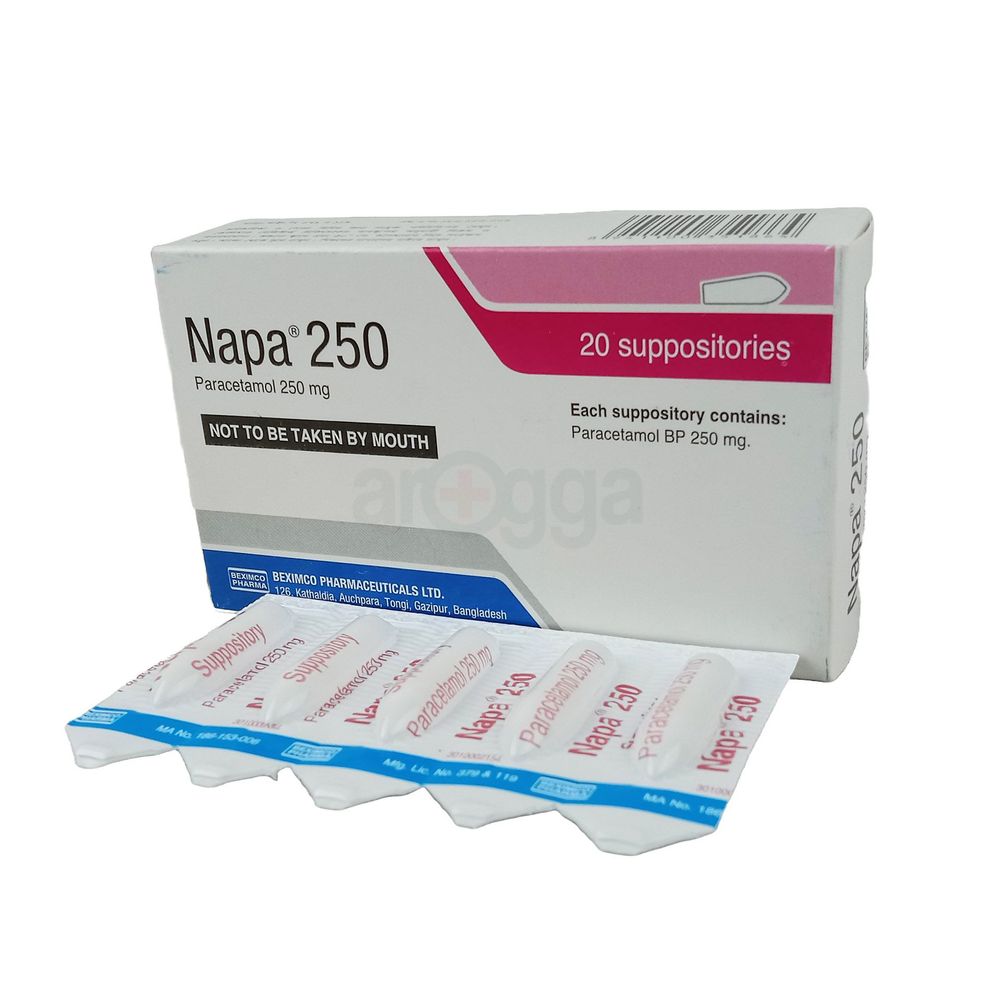 Napa 250 Suppository 250mg Suppository