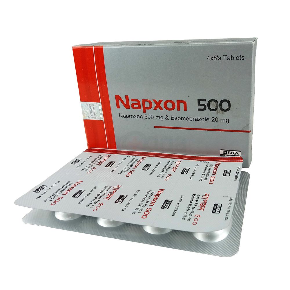 Napxon 500 20mg+500mg Tablet