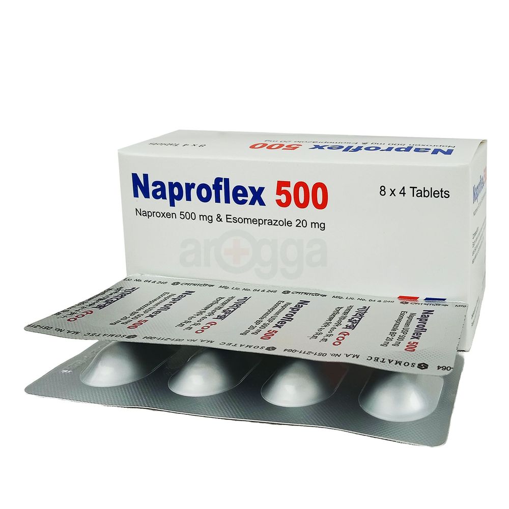 Naproflex 500 20mg+500mg Tablet