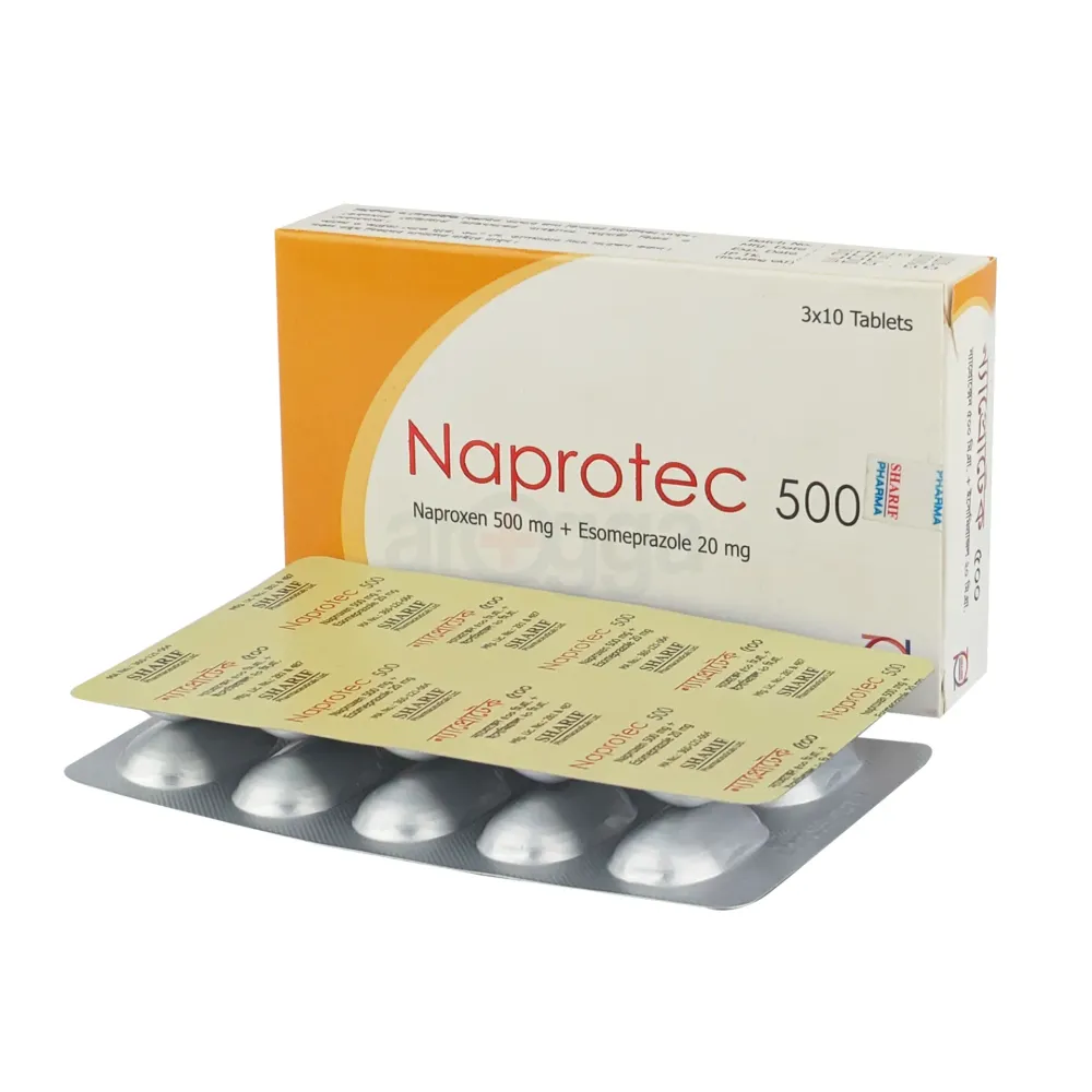 Naprotec 500 20mg+500mg Tablet