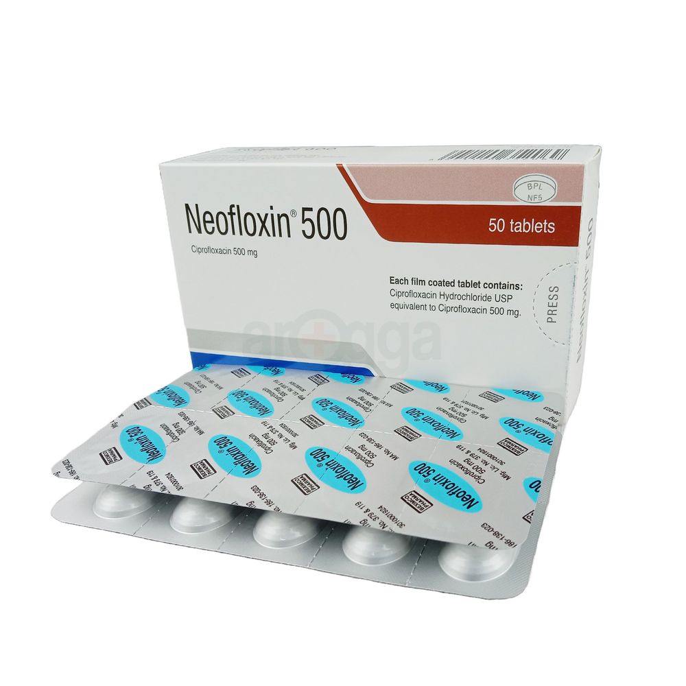 Neofloxin 500mg Tablet