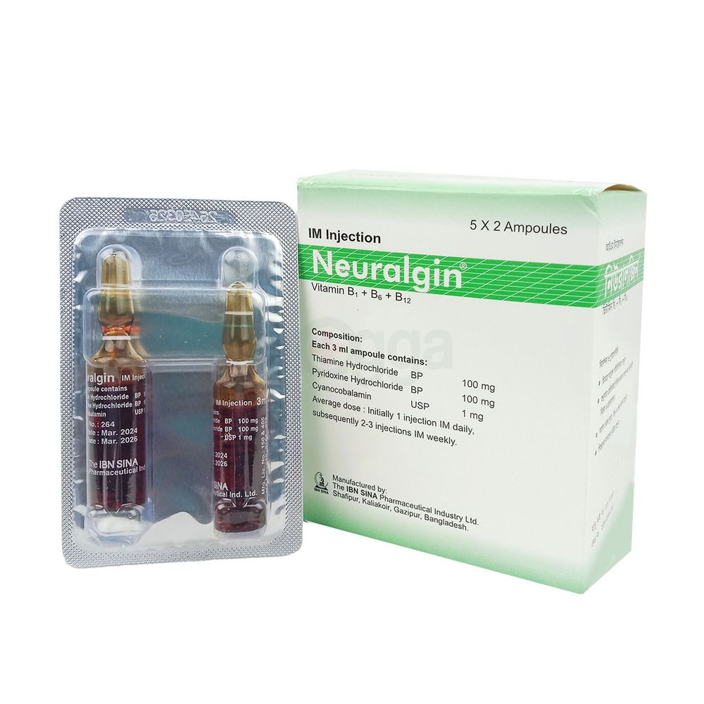 Neuralgin Injection - Arogga Online Pharmacy