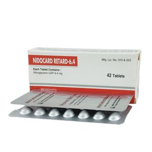 Nidocard RETARD 6.4 6.4mg Tablet