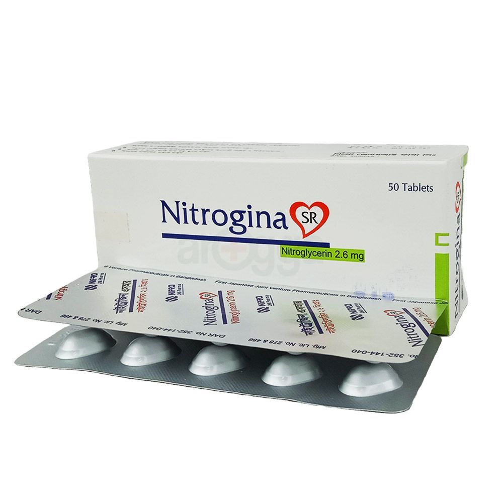 Nitrogina SR 2.6mg Tablet