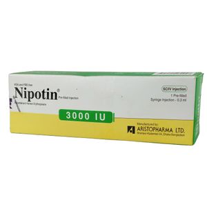 Nipotin 3000 3000IU/0.75ml Injection