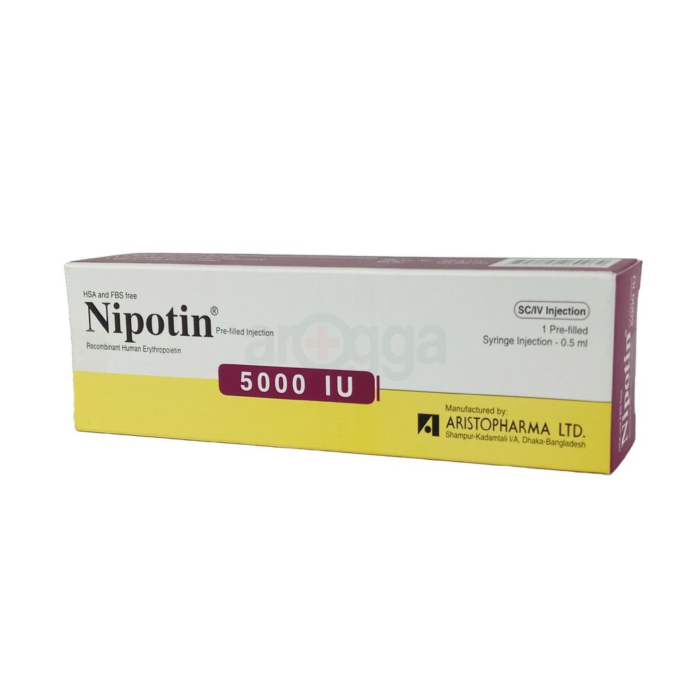 Nipotin 5000 5000IU/0.5ml Injection