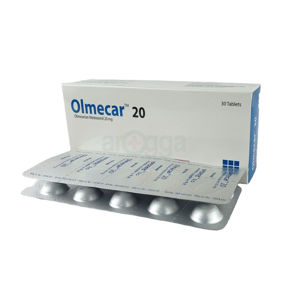 Olmecar 20mg Tablet