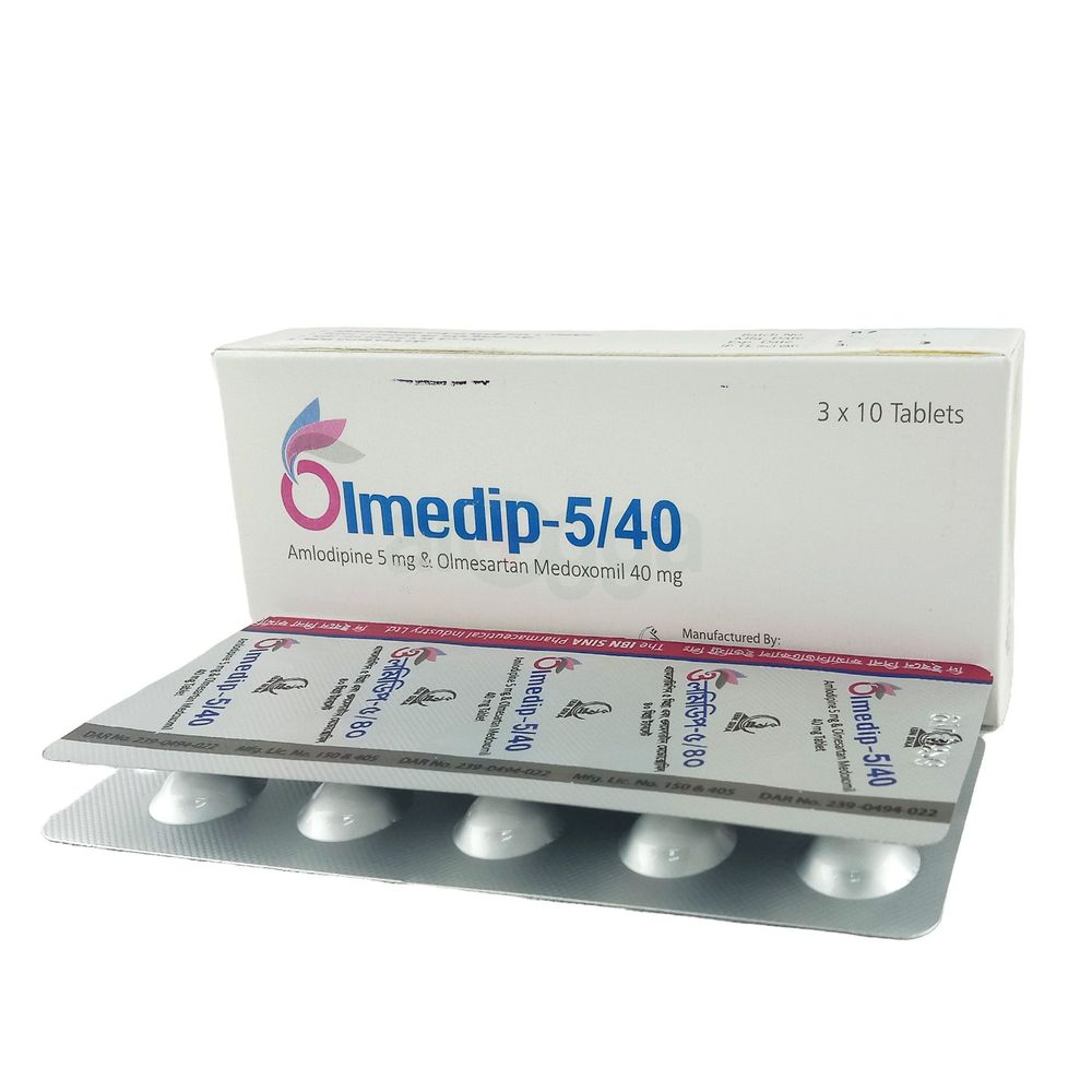 Olmedip 5/40 5mg+40mg Tablet