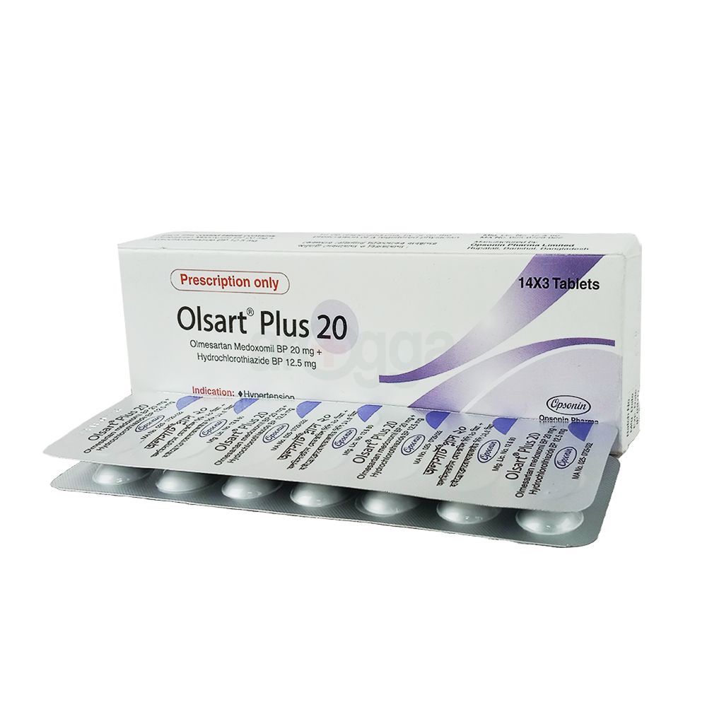 Olsart Plus 20 12.5mg+20mg Tablet