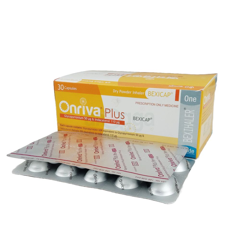 Onriva Plus Bexicap 50mcg+110mcg Capsule