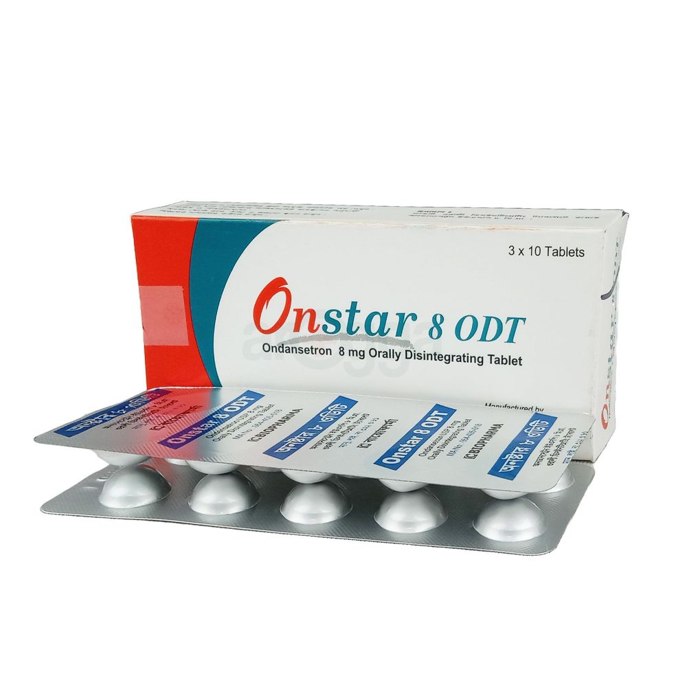 Onstar ODT 8mg Dispersible Tablet