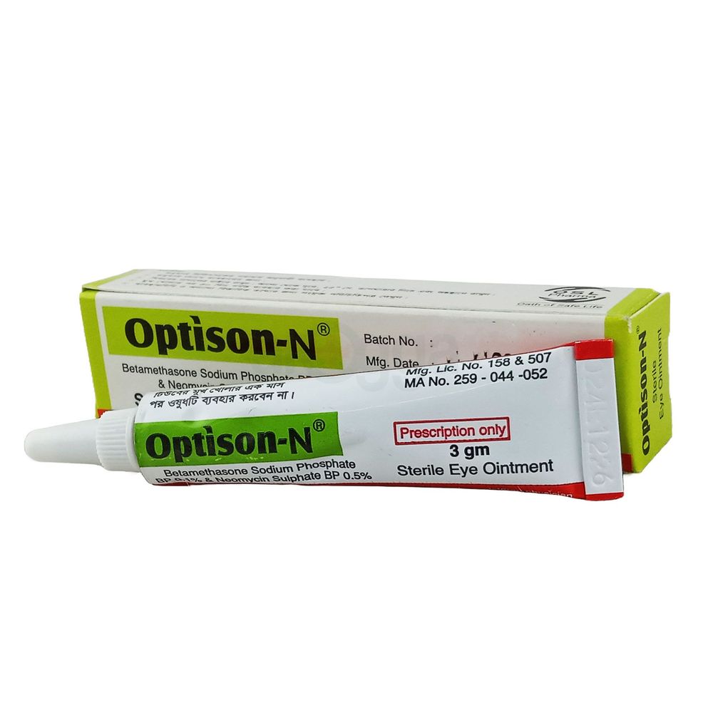 Optison N 0.1%+0.5% Eye Ointment