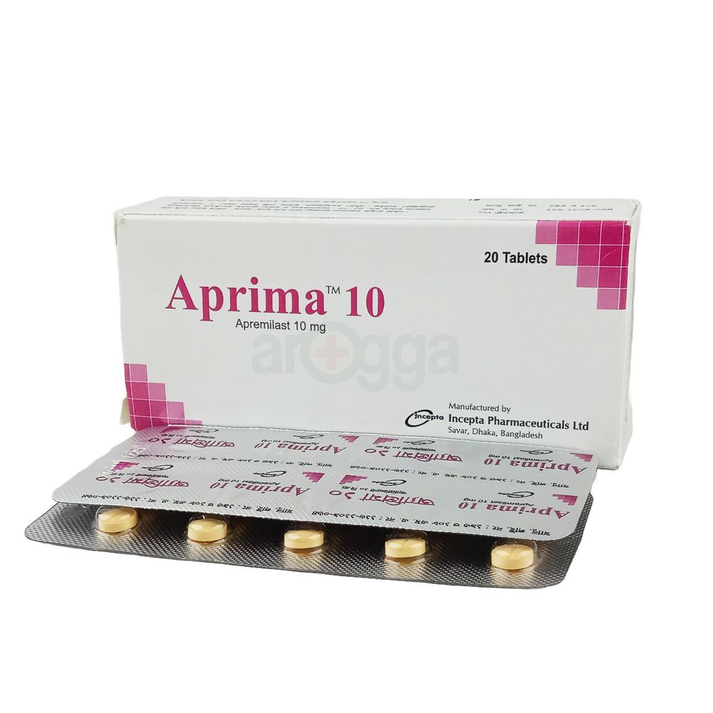 Aprima 10mg Tablet - অ্যাপ্রিমা ১০ মি.গ্রা. ট্যাবলেট - Arogga Online ...