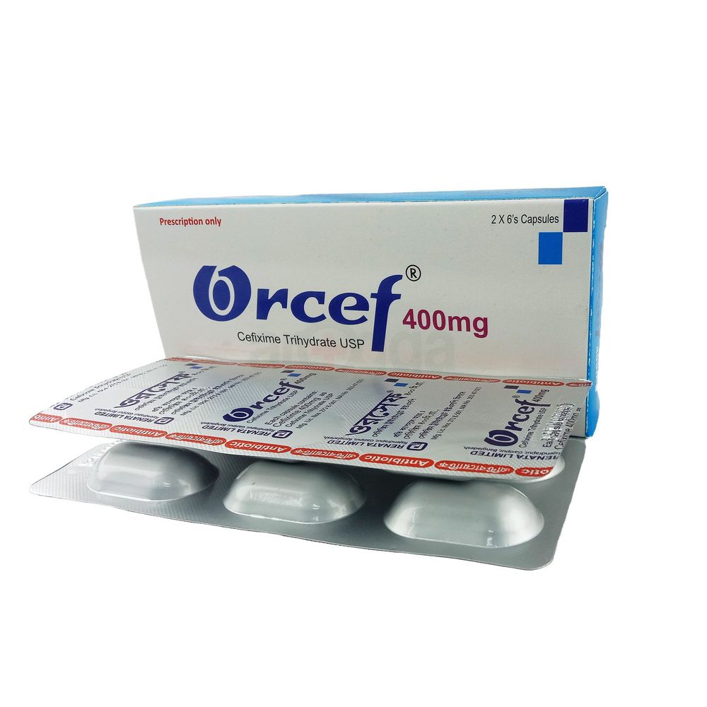 Orcef 400mg Capsule