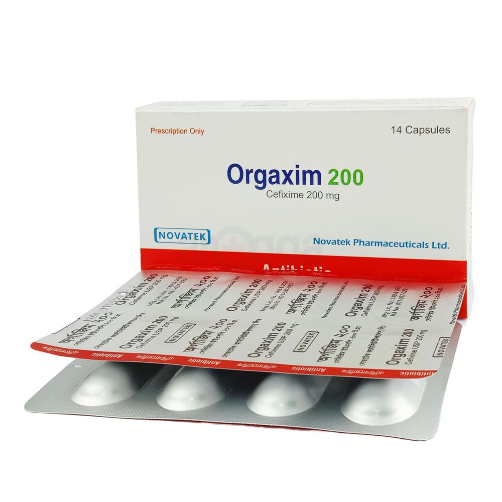 Orgaxim 200mg Capsule
