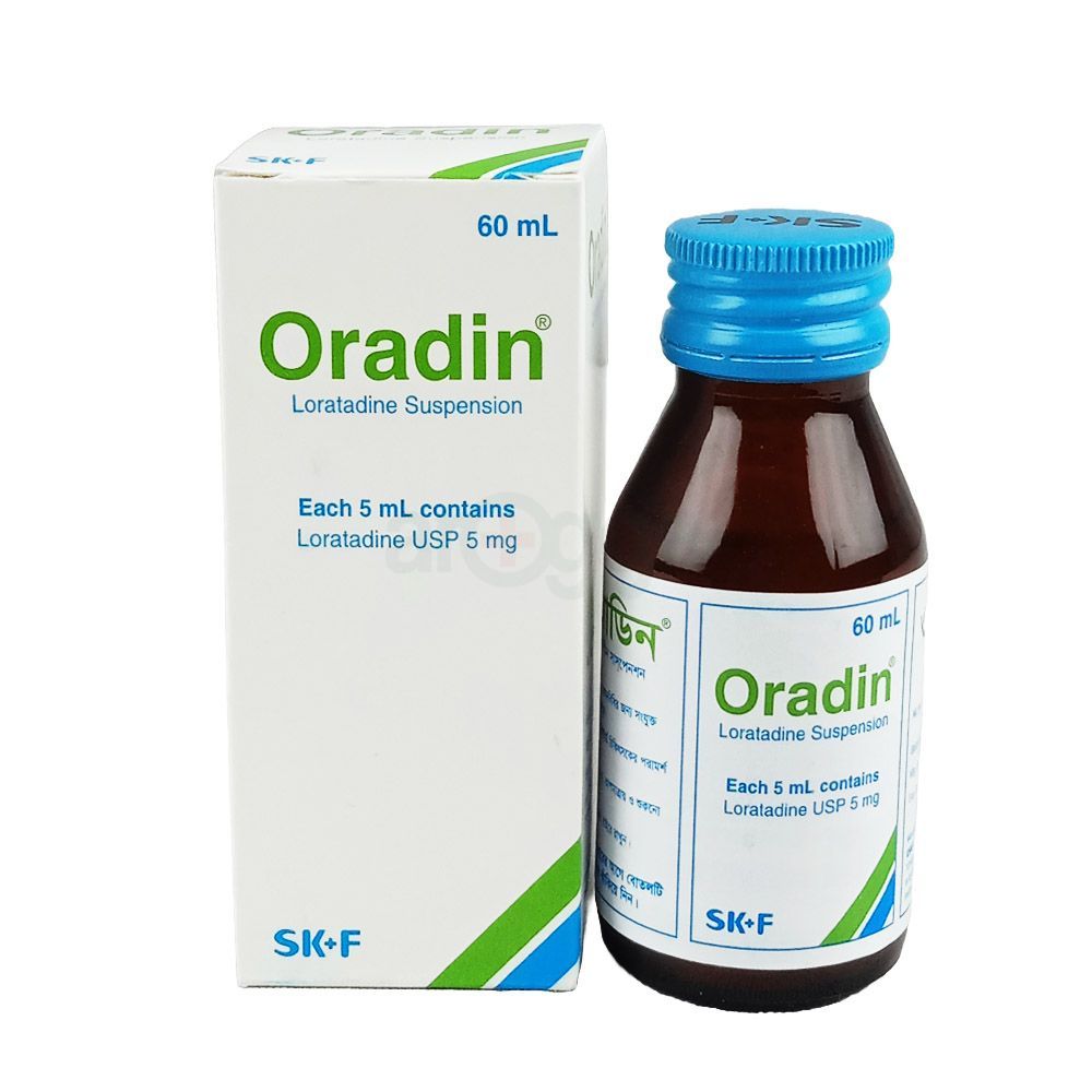 Oradin 5mg/5ml Suspension