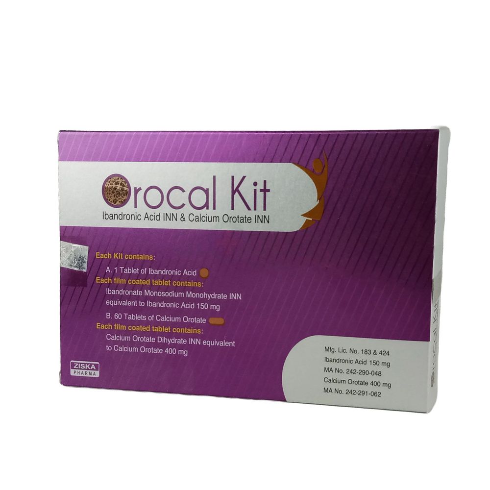 Orocal Kit 150mg+400mg Tablet