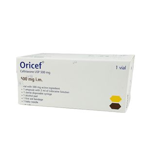 Oricef IM 500mg Injection