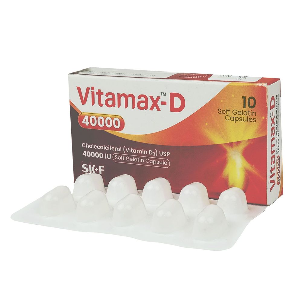 Vitamax-D 40000 40000IU Capsule - Arogga Online Pharmacy