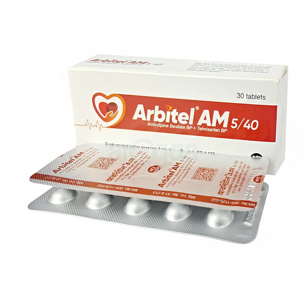 Arbitel AM 5/40 5mg+40mg Tablet