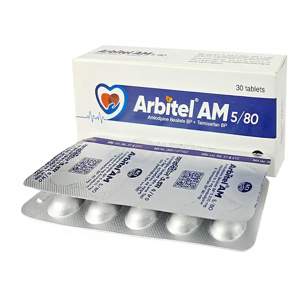 Arbitel AM 5/80mg+5mg Tablet