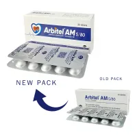 Arbitel AM 5/80mg+5mg Tablet