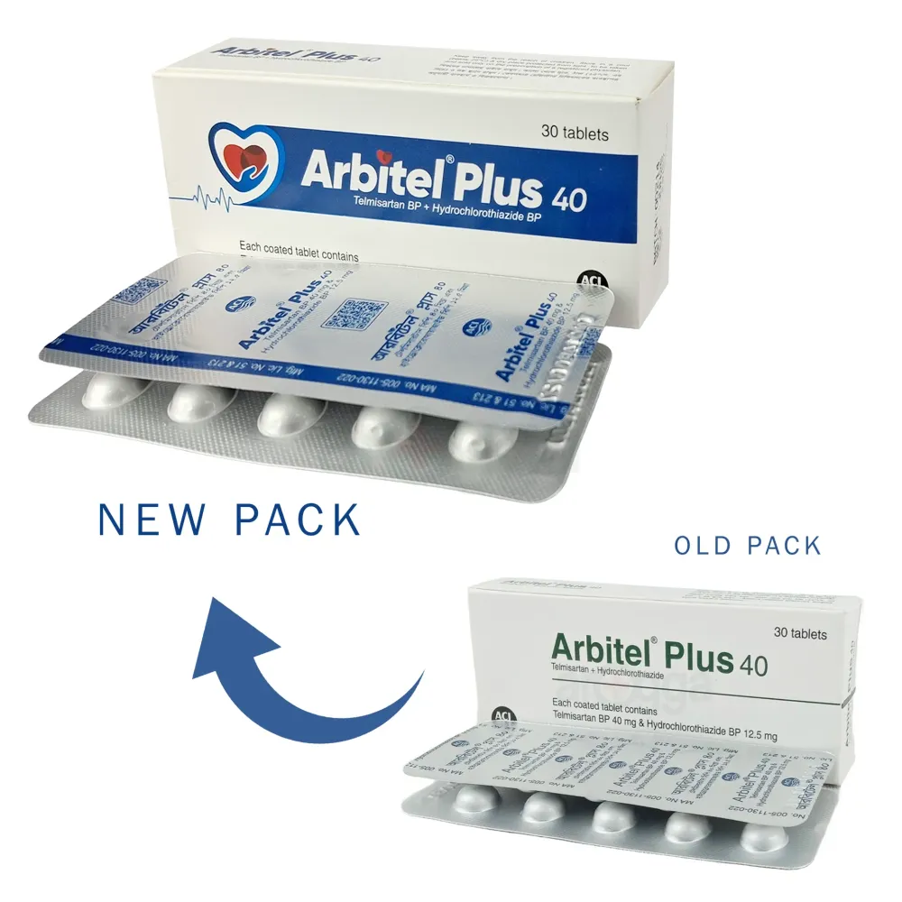 Arbitel Plus 40 12.5mg+40mg Tablet