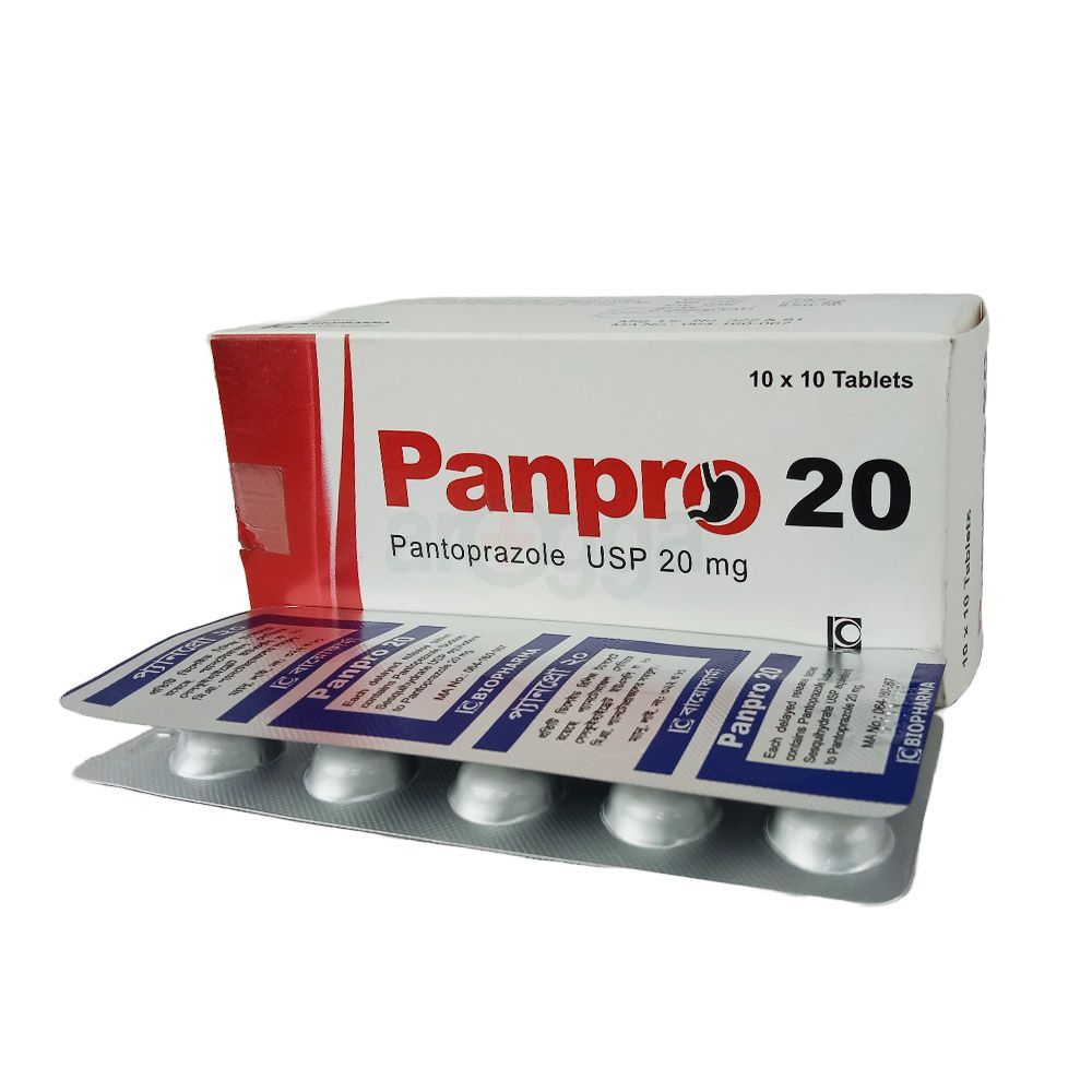 Panpro 20mg Tablet