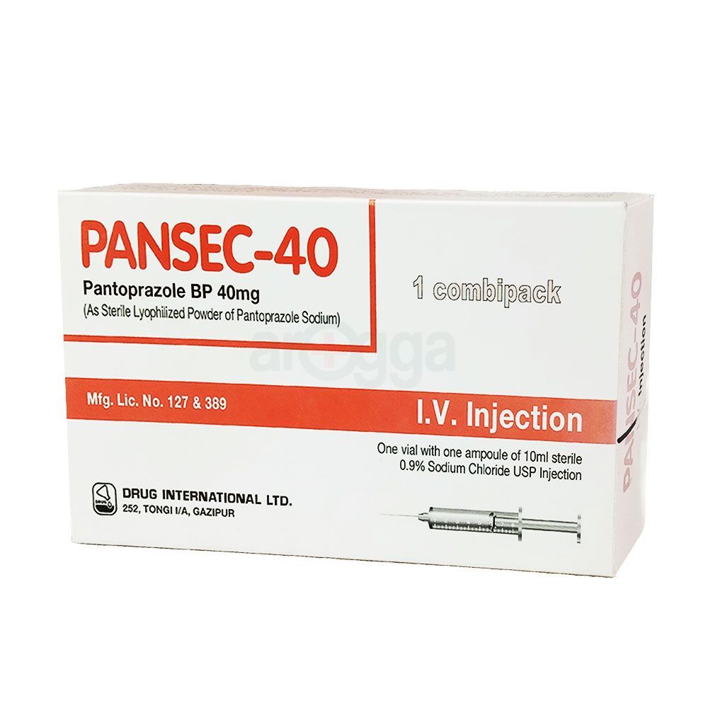 Pansec 40mg/vial Injection