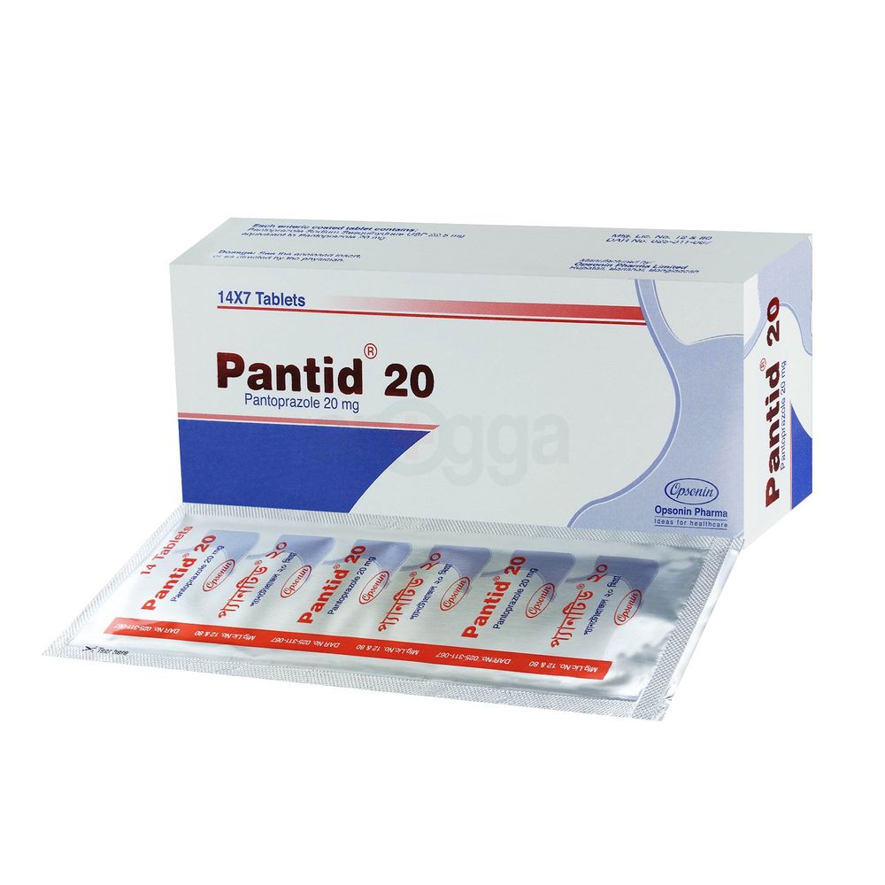 Pantid 20mg Tablet