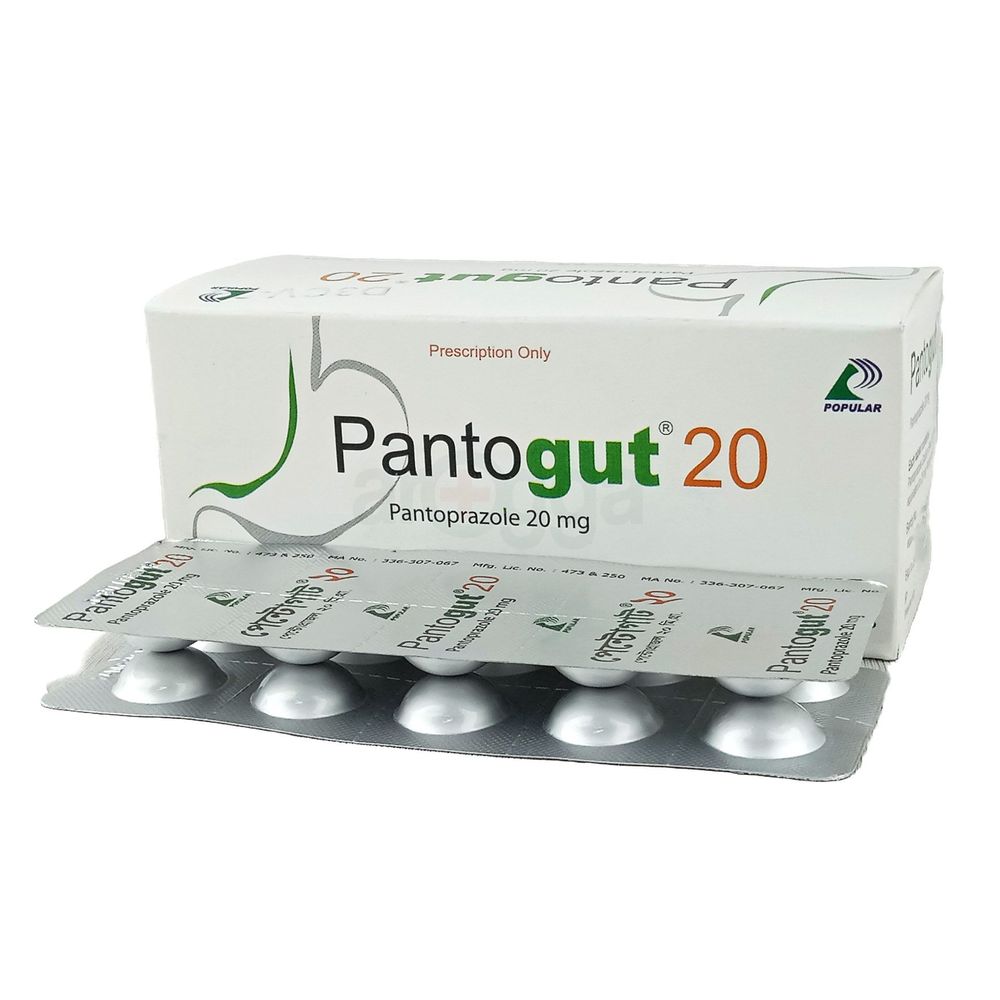 Pantogut 20mg Tablet