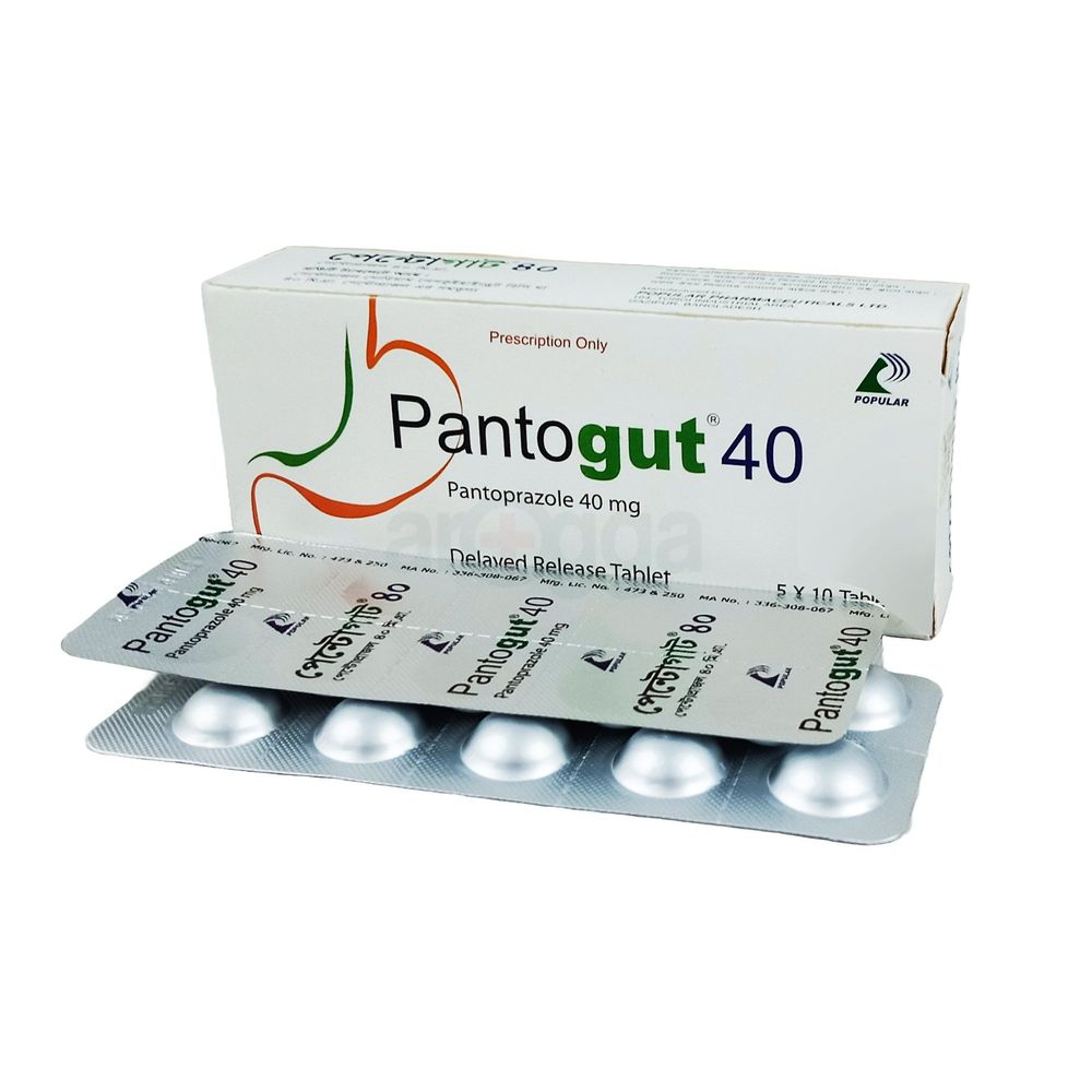 Pantogut 40mg Tablet