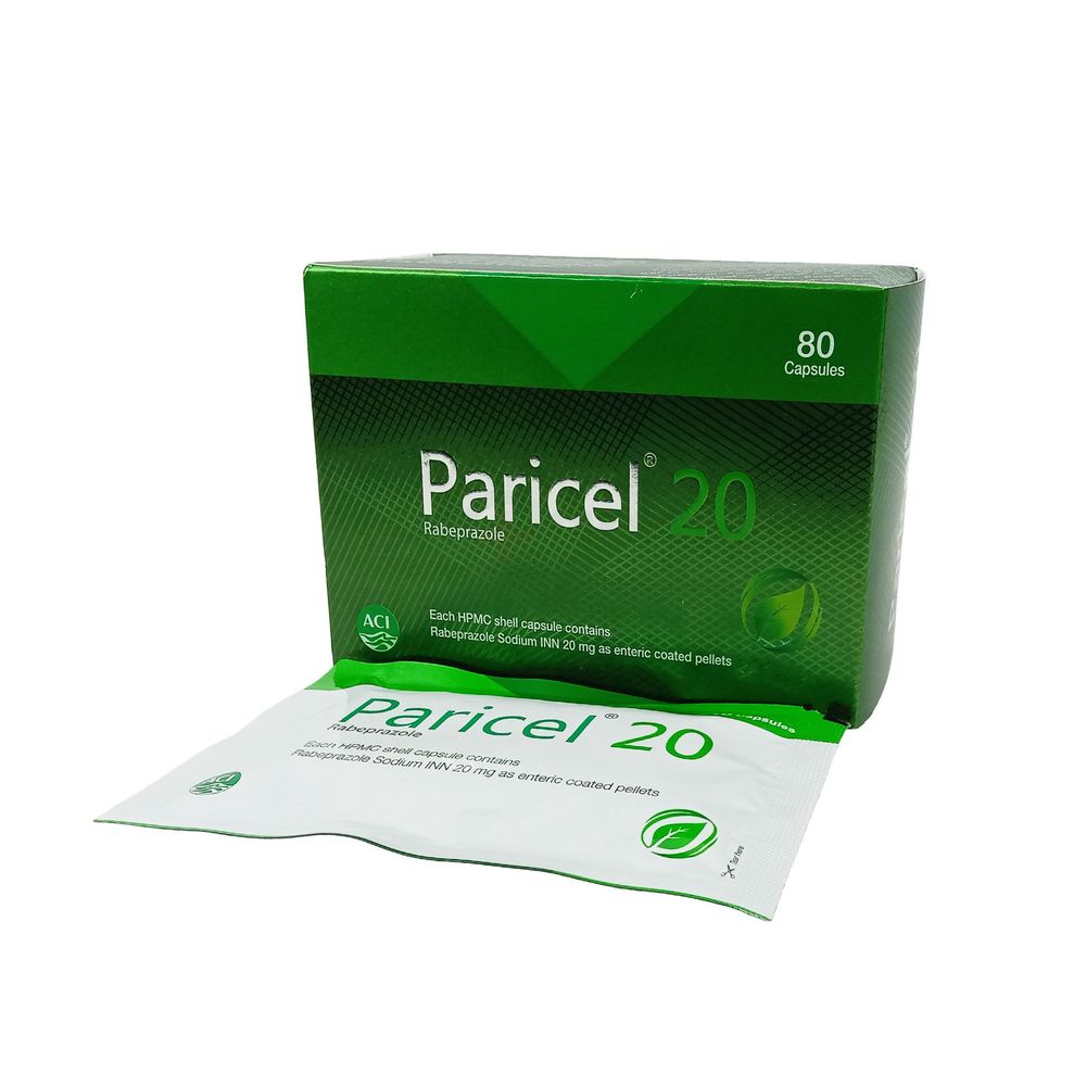 Paricel 20mg Capsule - Arogga Online Pharmacy