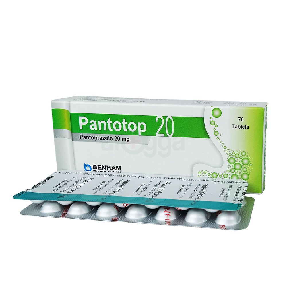 Pantotop 20mg Tablet