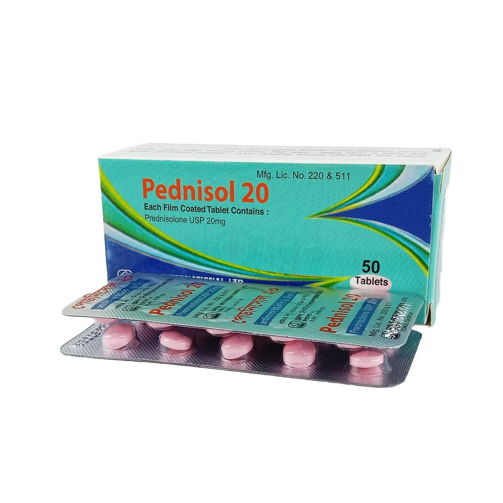 Pednisol 20mg Tablet - Arogga Online Pharmacy